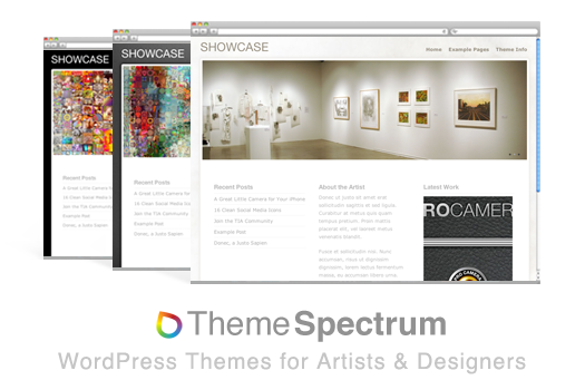 Theme Spectrum - Premium WordPress Themes for Artists