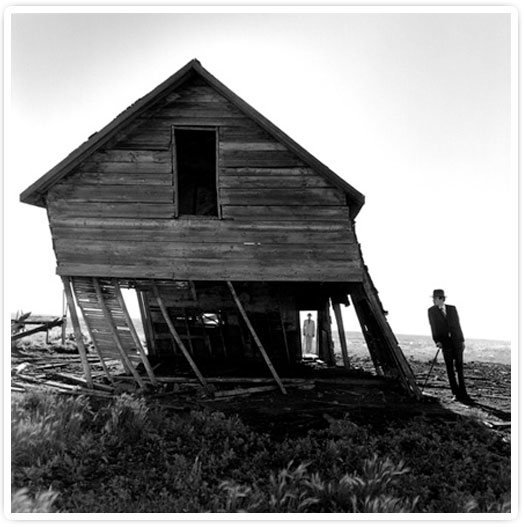 Untitled, Leaning House - by Rodney Smith