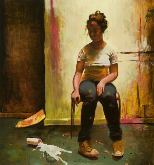 Matthew Hindley - Oil on canvas 200 x 215cm