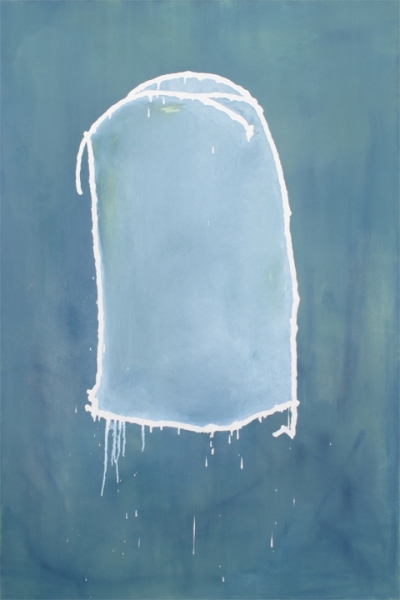 this iceberg, 72"x48", oil on canvas