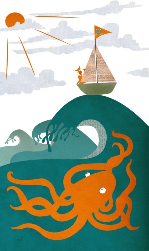 Illustration, Sailing