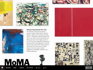 moma abstract expressionism ipad app