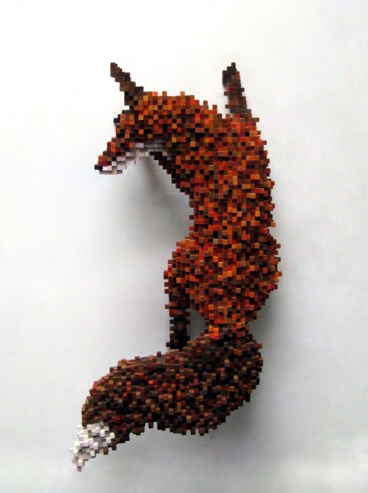 Pixelated Sculpture by Shawn Smith