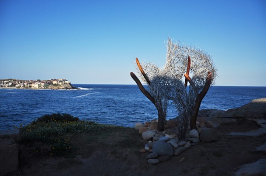 Bronwyn Berman, spindrift, Sculpture by the Sea, Bondi 2011. Photo Clyde Yee 