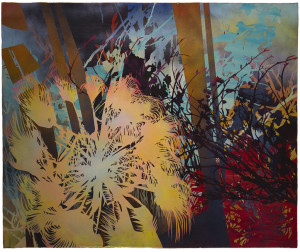 Insurgent Horticulture, 64 x 82" acrylic and spray paint on paper